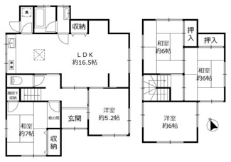 【間取り】 | 野洲市高木　中古戸建