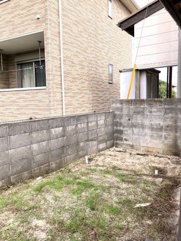 米子市両三柳　中古住宅の庭|裏庭