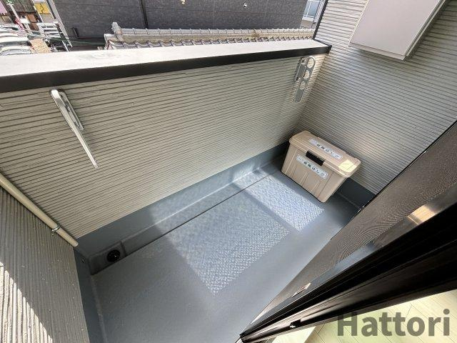 サンメイプル庄内のバルコニー