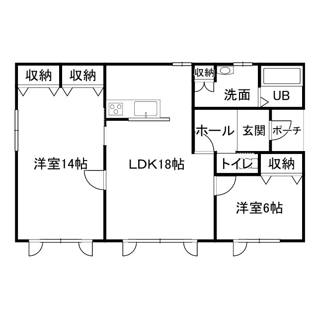 新築住宅　大空町3丁目の間取り