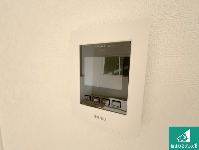 守山市水保町　第13期　新築一戸建ての防犯設備|カラーモニターインターホン！声だけでなく来訪者の姿や顔がモニターで確認できるので、小さなお子様がいらっしゃるご家庭でも安心できます！