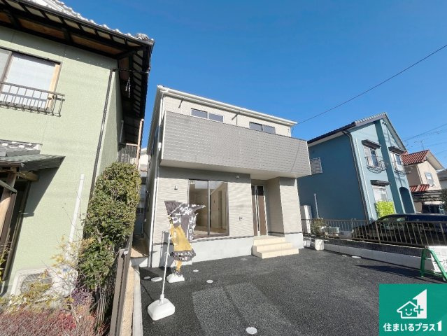 守山市水保町　第13期　新築一戸建ての外観|お客様に長く安心して住んでいだだける事にこだわった家づくり！住んでからのアフターサービスにもしっかりと取り組んでいます！