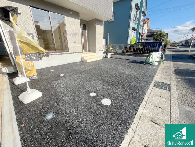 守山市水保町　第13期　新築一戸建ての駐車場|駐車スペース！散水栓があるので、こまめに愛車を洗えます！
