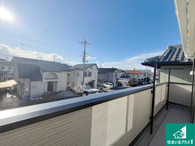 守山市水保町　第13期　新築一戸建てのバルコニー|日当たりのよいバルコニー！お部屋が開放的に！