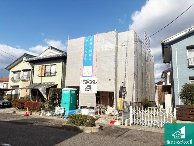 守山市水保町　第13期　新築一戸建ての外観|周辺は落ち着いた街並みの住宅地！子育てがしやすい住環境です！まだ未完成ですが、現地でしかわからない事もございます。是非一度ご覧ください。