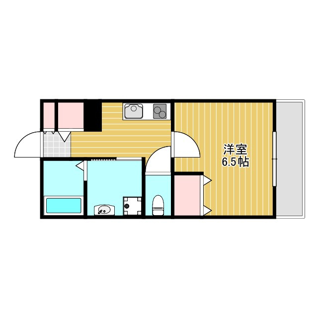 ソラーナメゾン池田天神の間取り