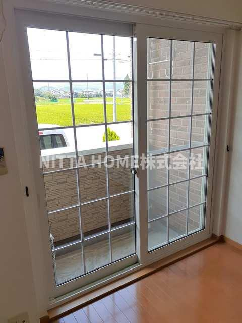 バスケ　ド　フルール　Ｂのバルコニー|南向きバルコニーで日当たりGOOD☆彡