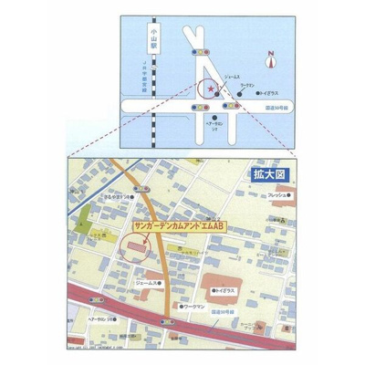 【地図】 | サンガーデンカムアンドエムC棟