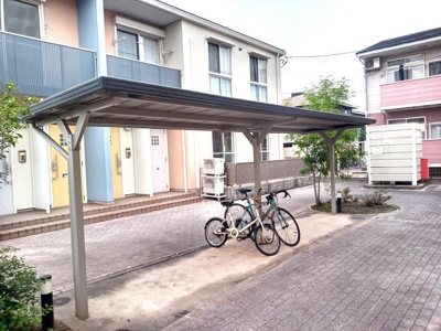 【その他共用部分】 | メゾンドローズ B棟 | 屋根付き駐輪場