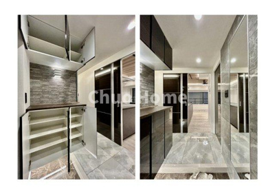 【玄関】 | ダイアパレス元浅草Ⅱ | 【玄関】玄関には大型のシューズクローゼットを設置しておりますのでいつでもスッキリりとした空間を保てます。玄関周りを清潔に使うのはとても大事なことですよね。