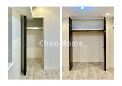 【収納】 | ダイアパレス元浅草Ⅱ | 居室にはクローゼットを完備し、自由度の高い家具の配置が叶うシンプルな空間です。お子様の成長と必要になる子供部屋を与えるにはぴったりの間取りですね。