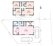 綾瀬市上土棚北　新築戸建ての画像