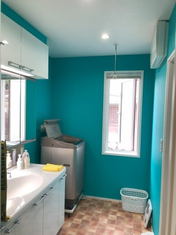 小浜町北ノ作 中古一戸建ての独立洗面台