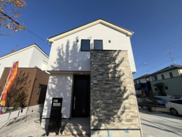 『八王子市新築戸建て』八王子市めじろ台3-7-1【仲介手数料無料】の外観|～仲介手数料無料☆八王子ひなた不動産～　八王子市めじろ台　新築戸建て