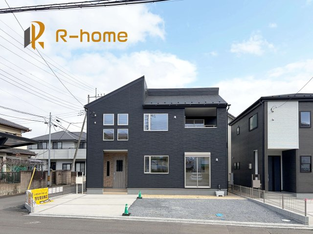 ひたちなか市堀口第4　新築戸建て　1号棟の外観|ご予約を頂ければ、『平日』はもちろん『早朝』や『夜間』もご見学可能です♪お気軽にお申し付けください♪