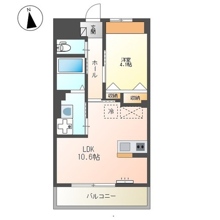 アリエス八本松の間取り