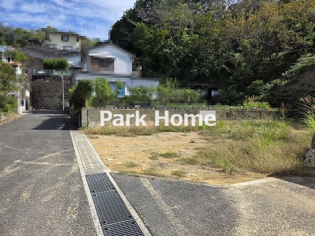 高知市福井町 -建築条件付き-売土地の前面道路含む現地写真