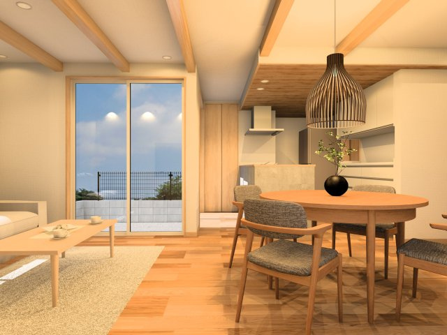 高知市福井町 -建築条件付き-売土地の完成予想図|イメージです。