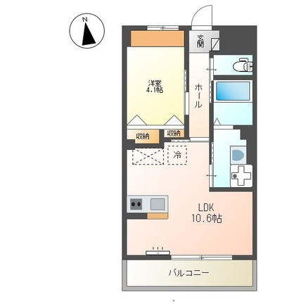 アリエス八本松の間取り