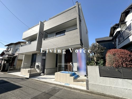 【外観】 | 【仲介手数料０円】相模原市南区古淵1丁目1期　新築一戸建て　1号棟　全2棟 | 外観パース　相模原市南区古淵1丁目1期　新築一戸建て　全2棟