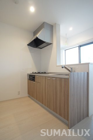 熊本市北区龍田８丁目のアパートのキッチン