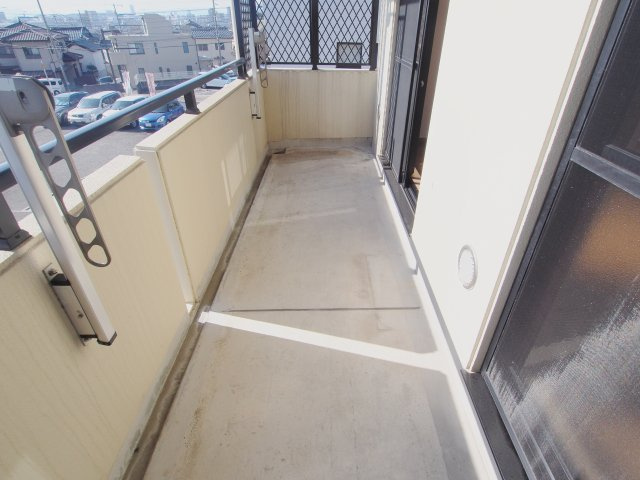 グレース府中のバルコニー