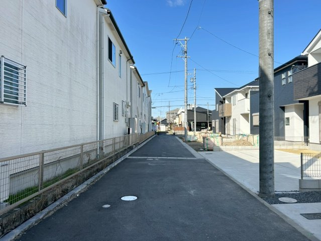 ファーストタウン　一宮市今伊勢町馬寄第8　全5区画分譲の前面道路含む現地写真|■前面道路　■ヤマダ不動産　株式会社リライフ　
■夢のマイホーム購入をフルサポートします！