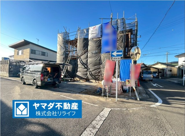 ブルーミングガーデン　一宮市赤見4丁目　全1区画分譲の外観|「現地（2025年11月6日）撮影」　
■外観写真　
■ヤマダ不動産　株式会社リライフ　