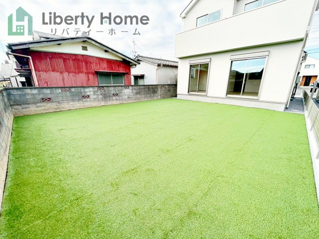 ひたちなか市牛久保2丁目　新築戸建　B号棟の庭