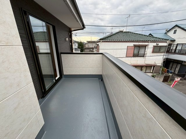 新築戸建　柏市西原３丁目　１号棟のバルコニー