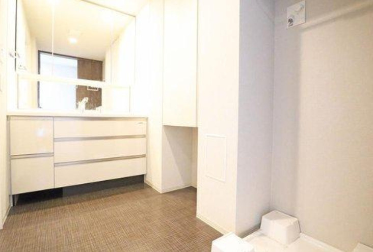 プレイズ西明石の洗面所