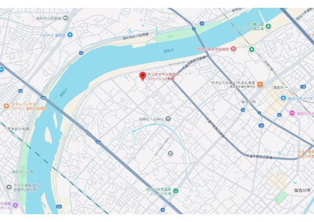 【地図】 | サンロイヤル加古川リバージュ2号館807