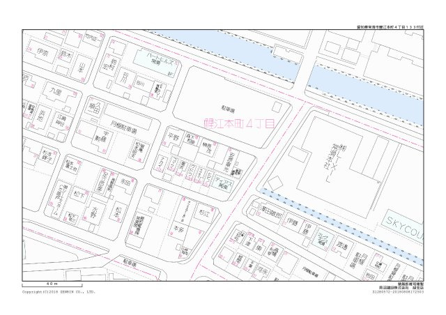 鯉江本町4-135KODATEXⅠの地図