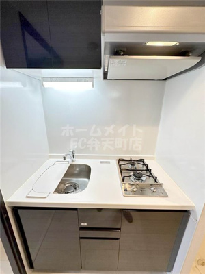 【キッチン】 | エステムコート難波WEST-SIDEⅣザ・フォース | 2口コンロキッチンです
