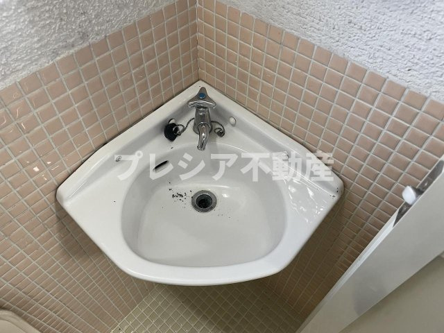 寿コーポの洗面所