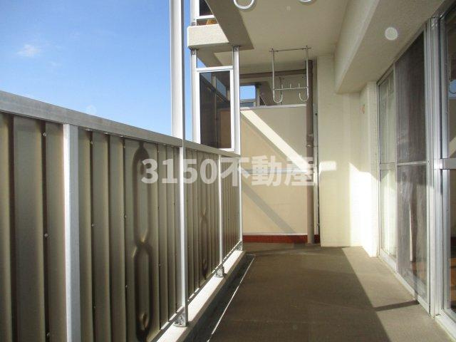 リバティ穂積のバルコニー