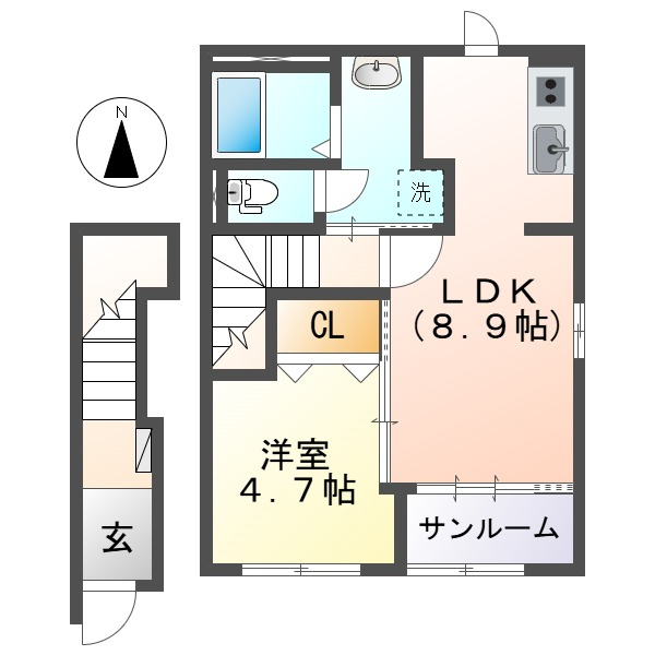 花美月の間取り