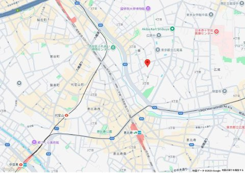 グラマシー恵比寿の地図