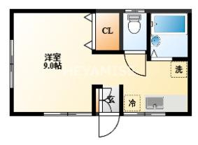 グリーンヒルズワタベの間取り