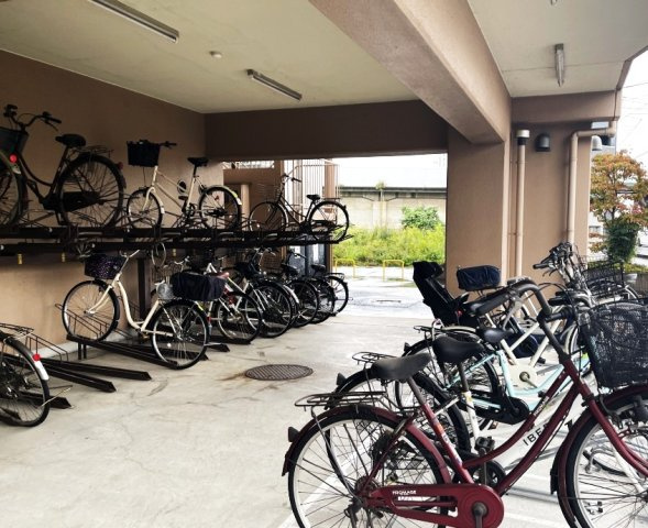 ベルドゥムール新越谷温泉の駐車場