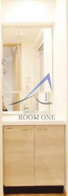 ルーブル五反野弐番館の洗面所|洗面台です。