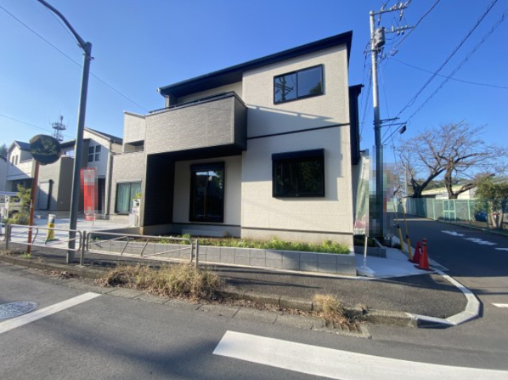 『八王子市新築戸建て』八王子市暁町3-2-5【仲介手数料無料】　　３期　の外観|～仲介手数料無料☆八王子ひなた不動産～八王子市暁町　新築戸建て