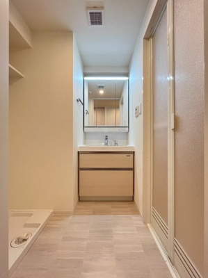 【洗面所】 | シーズンフラッツ新町 仲介手数料無料