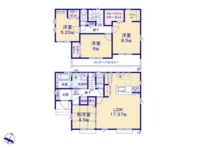 【間取り】 | 川島町伊草2期　GRAFARE　新築戸建　全8棟　5号棟