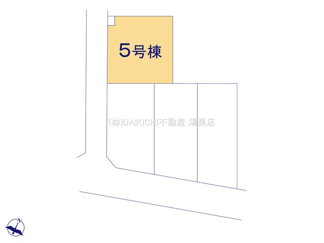 【区画図】 | 川島町伊草2期　GRAFARE　新築戸建　全8棟　5号棟