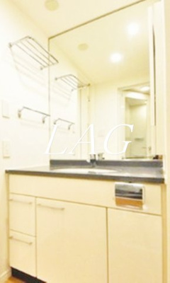 【洗面所】 | カスタリア水天宮 | 洗面台です。