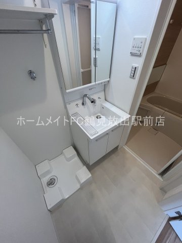 大阪市鶴見区今津南４丁目のアパートの洗面所