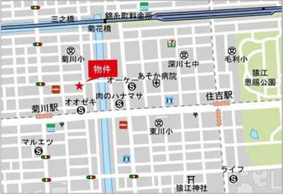 【地図】 | アーバネックス菊川Ⅱ