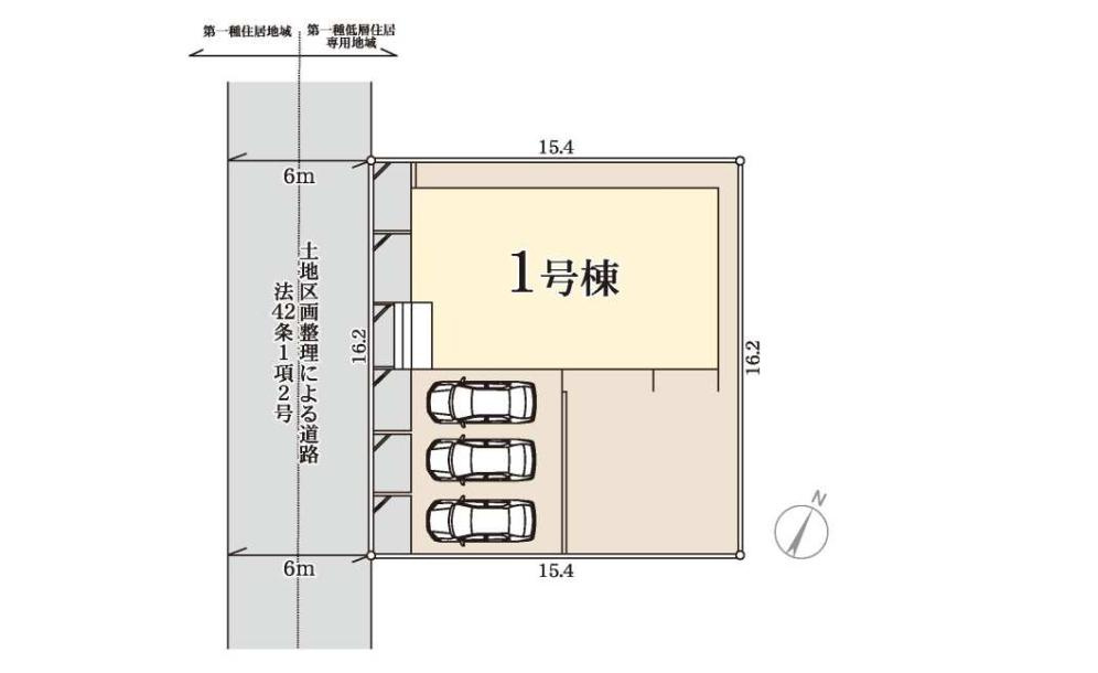 ひたちなか市船窪第2　新築戸建の区画図