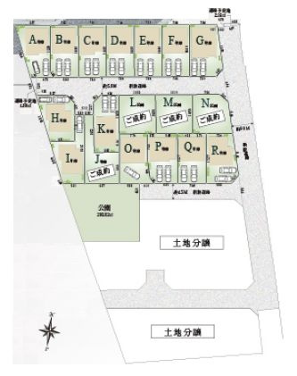 【区画図】 | 東久留米市南沢４丁目　新築戸建て　E号棟 | 東久留米市南沢に全18棟の新しい街が誕生！